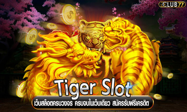 Tiger Slot เว็บสล็อตครบวงจร ครบจบในเว็บเดียว สมัครรับฟรีเครดิต